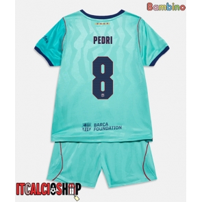 Barcelona Pedri Gonzalez #8 Terza Maglia Bambino 2026-27 Manica Corta (+ Pantaloni corti)